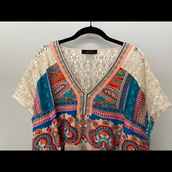 Kaitlyn Sundress / Beach Cover-Up w/ Tassel-Ties - Picture 6 of 13